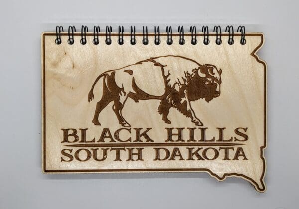 Custom Wood Black Hills Buffalo Wood Journal