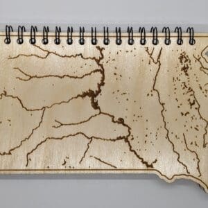 Custom Wood South Dakota Waters Wood Journal