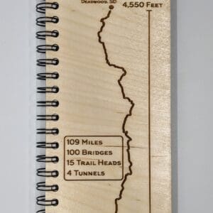 Custom Wood Mickelson Trail Journal