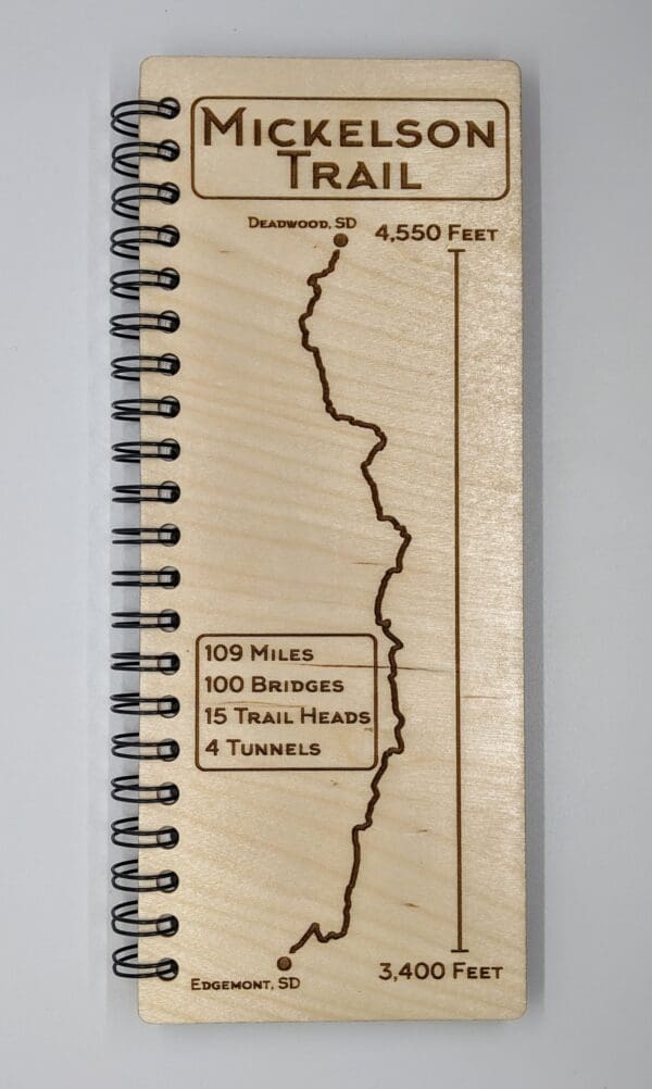 Custom Wood Mickelson Trail Journal