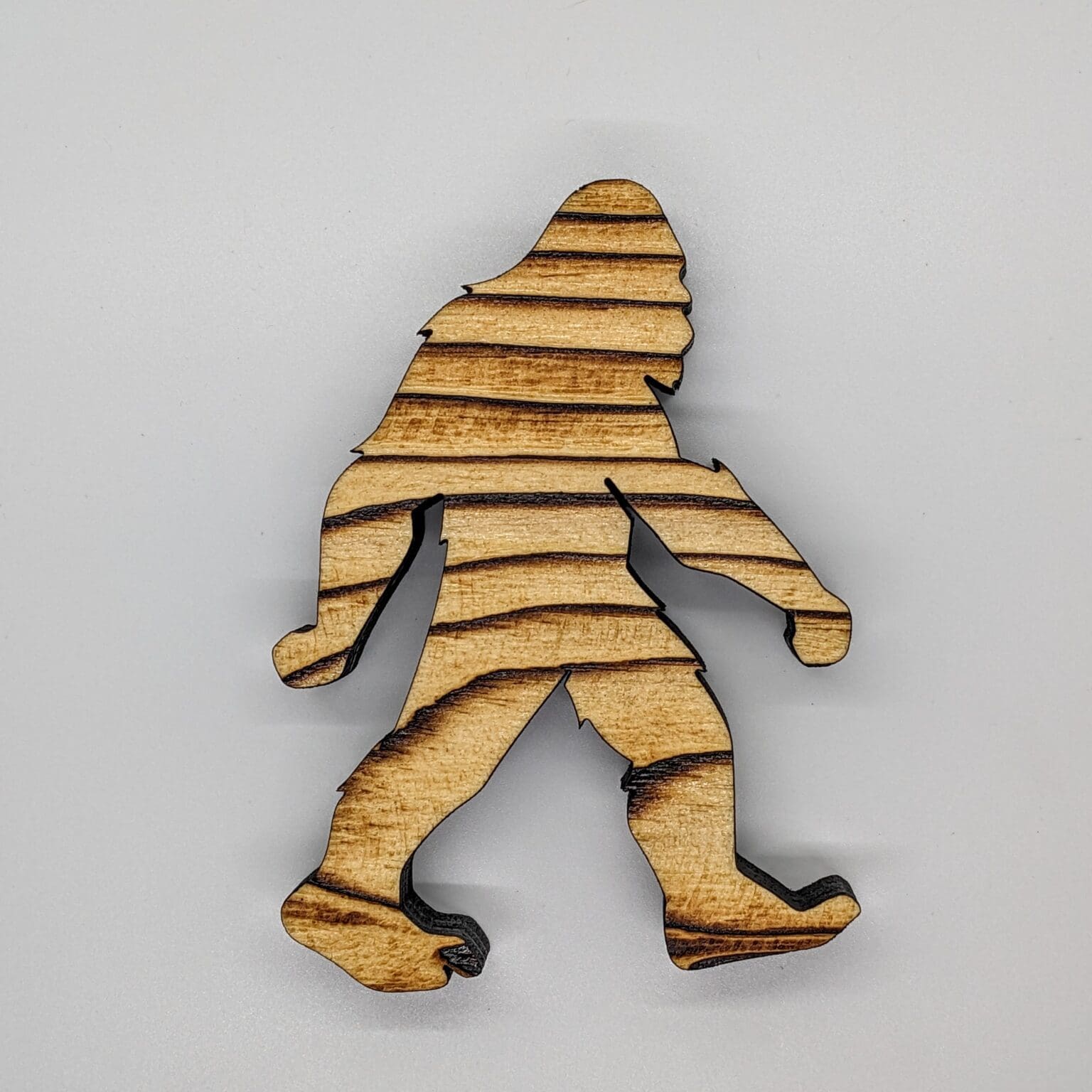 Custom Sasquatch Wood Magnet