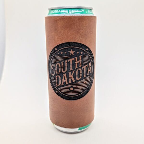 South Dakota leatherette drink holder