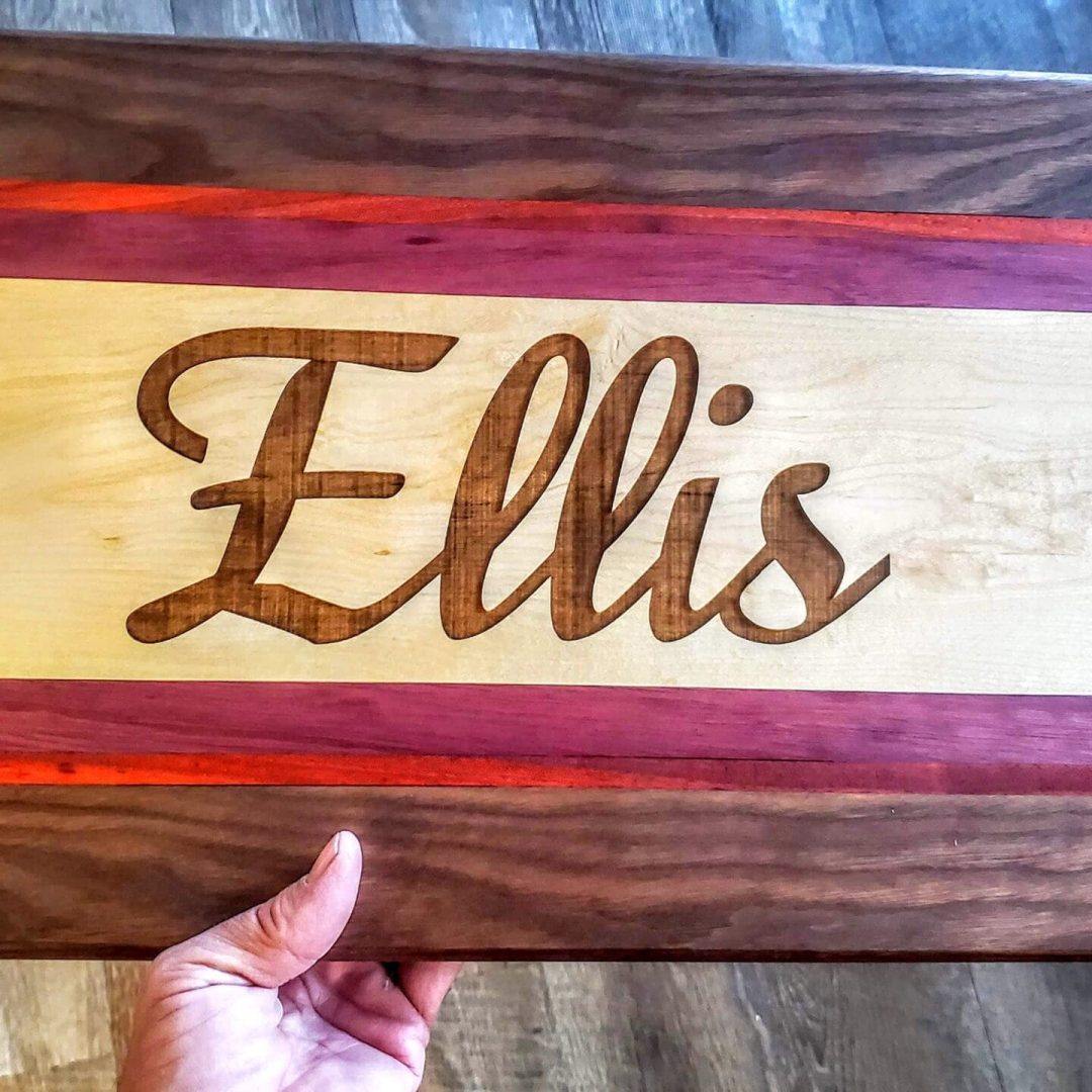 Custom Cutting Board for Ellis
